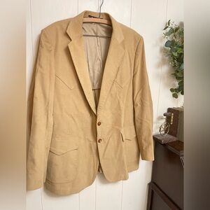 VTG H Bar C California Ranchwear Jacket corduroy western sports coat